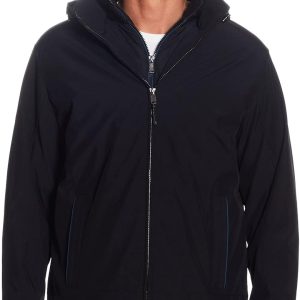 Ultra Tech Mens Jacket Winter Coat for Men Winter Coat Rain Jacket for Men with Fleece Bib and Removable Hood